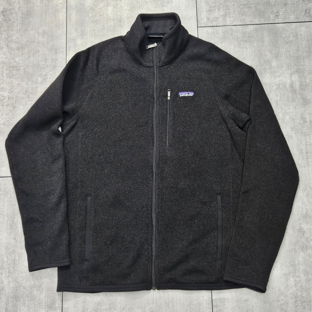 Patagonia Better Sweater Full Zip Jacket Mens Black Fleece 25527 FA16 Large